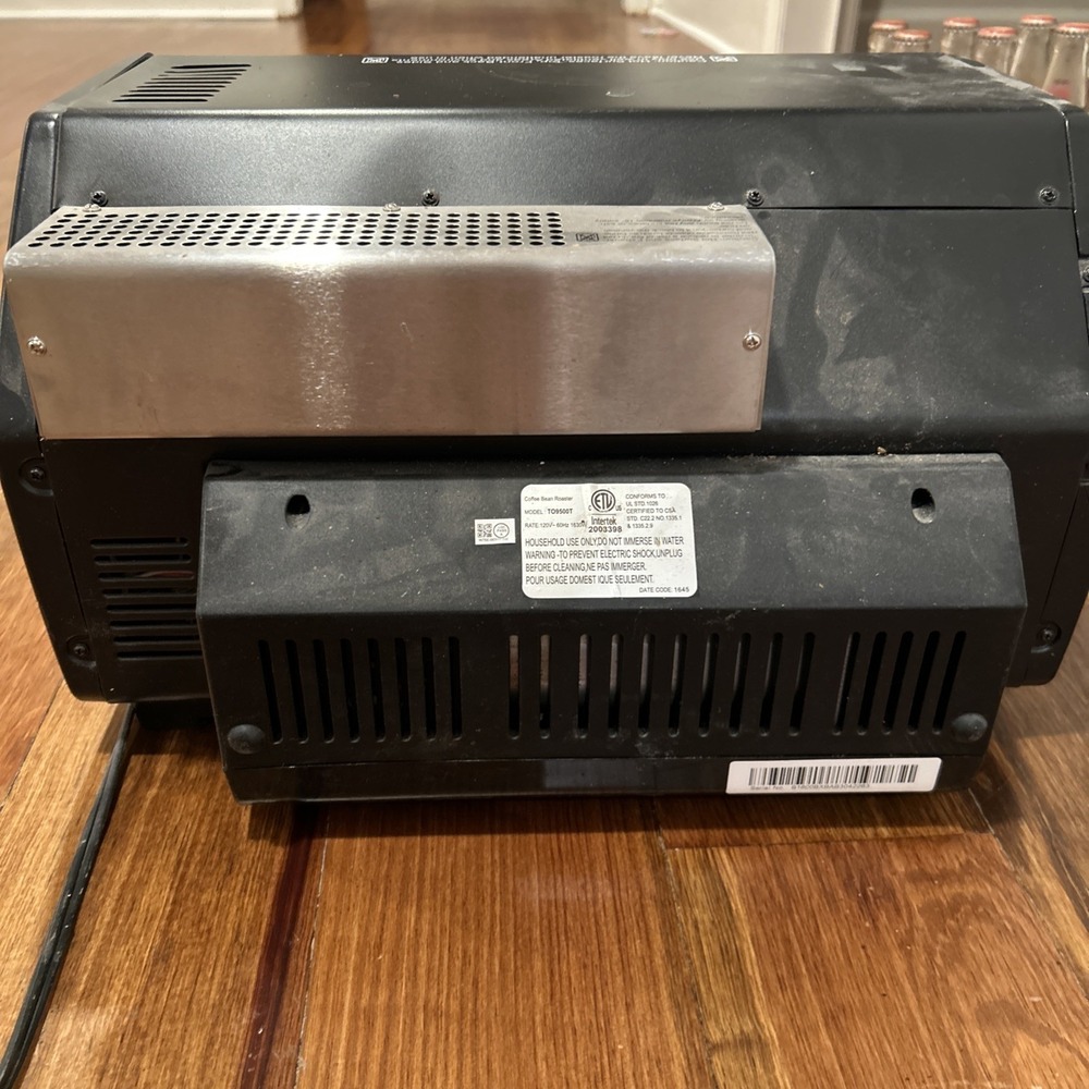 Behmor 1600 Gourmet Coffee Roaster TO9500T USED w/ Drum and Chaff Tray - Picture 6 of 6